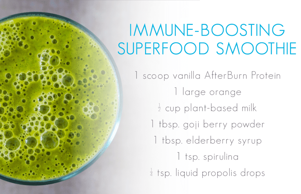 Simple Immune Boosting Superfood Smoothie Recipe Burn Boot Camp 