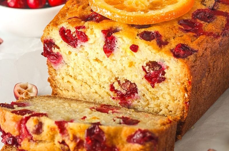 Cranberry Orange Cake Loaf